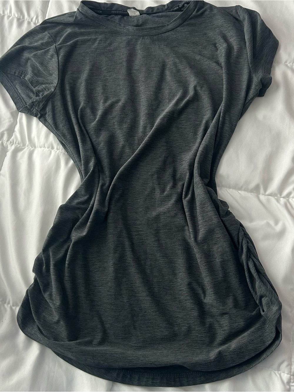 New Balance Charcoal Short-Sleeve Women's Tee